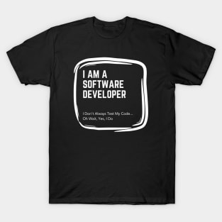 Proud Software Developer Tee - Embrace Expertise T-Shirt